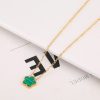 Gold Plated Five Leaf Flower Adjustable Bracelet