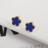 Gold Plated Five Leaf Flower Adjustable Bracelet