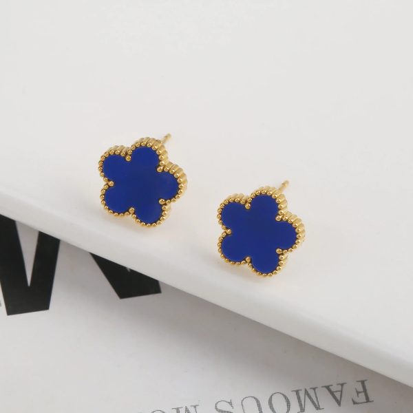 Gold Plated Five Leaf Flower Adjustable Bracelet