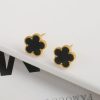 Gold Plated Five Leaf Flower Adjustable Bracelet