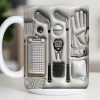 Golf Essentials For Every Golfer - Personalized Custom Coffee Mug - GOLF011_MG