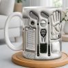 Golf Essentials For Every Golfer - Personalized Custom Coffee Mug - GOLF011_MG