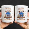 Good Morning Grandpa, Your Tiny Overlords, Cartoon Children and Sunglasses - Personalized Custom Coffee Mug - GRP021_MG