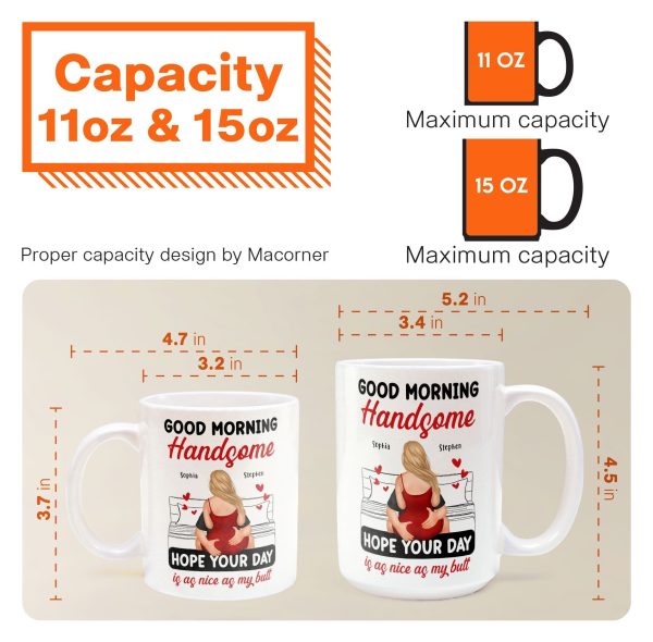 Good Morning Handsome - Personalized Mug