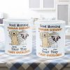 Good Morning Human Servant - Dog Version - Personalized Mug