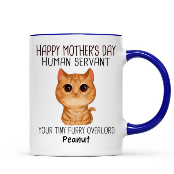 Good Morning Human Servant - Personalized Mug - Gift For Cats Lovers, Cat Mom, Cat Dad