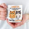 Good Morning, Our Human Servant - Cat Personalized Custom Mug - Gift For Pet Owners, Pet Lovers
