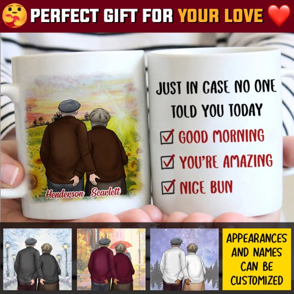 Good Morning You're Amazing Nice Bun - Gift For Couples, Personalized Mug