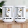 Got Too Silly Hilarious Gift Silly Goose Funny Animals - Personalized Mug