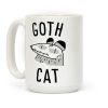 Goth Cat Coffee Mug