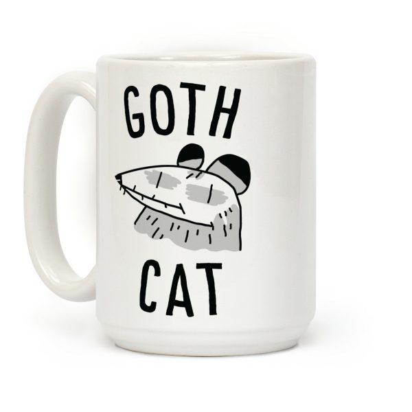 Goth Cat Coffee Mug