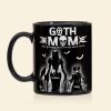 Gothic Mom And Daughter Black Mug Personalized Coffee Mug, Mother's Day Gift BLM-03qhqn150423