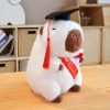 Graduate Plush Dolls: Adorable Capybara, Owl & Bear Stuffed Toys