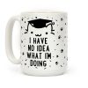Graduation Cat Coffee Mug