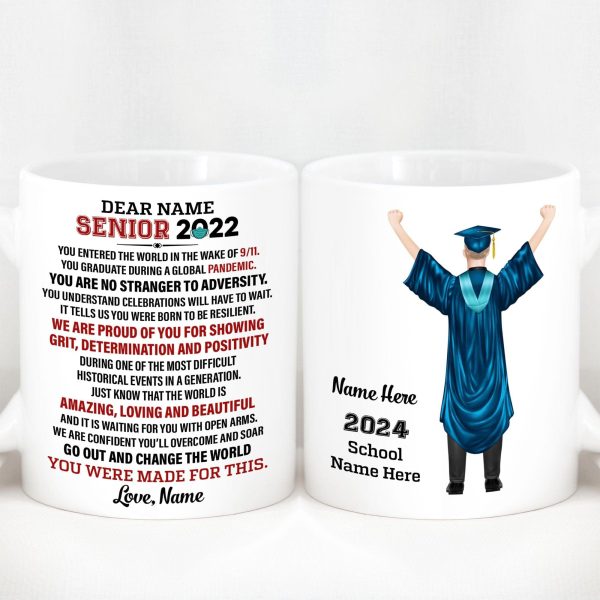 Graduation Gifts Senior 2024 Custom Coffee Mug C195