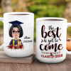 Graduation mug, Custom Chibi Art, Personal Mug, HN590