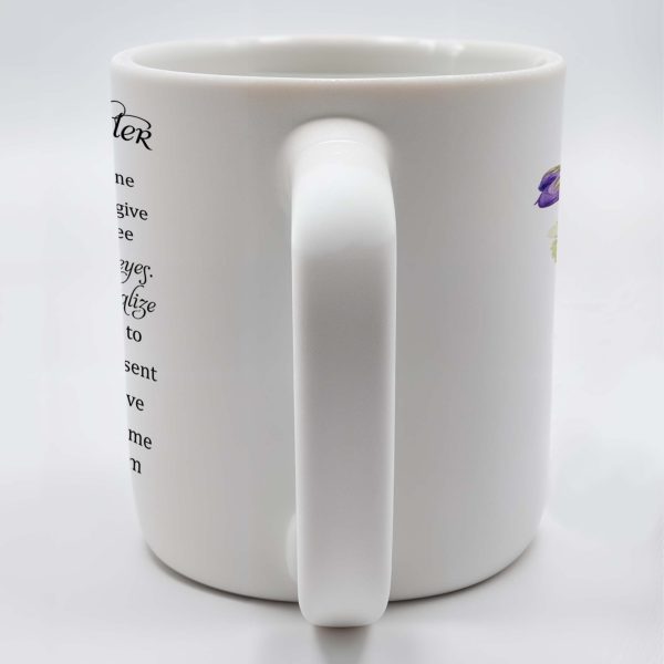 Granddaughter Gift From Heaven With Violet Design - Personalized Custom Coffee Mug - GDT061_MG