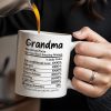 Grandma Amazing Woman With Sunflower And Smiling Sun - Personalized Custom Coffee Mug - GRM048_MG