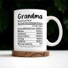 Grandma Amazing Woman With Sunflower And Smiling Sun - Personalized Custom Coffee Mug - GRM048_MG