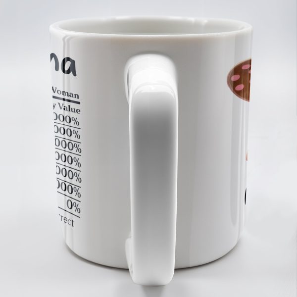 Grandma Amazing Woman With Sunflower And Smiling Sun - Personalized Custom Coffee Mug - GRM048_MG