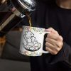 Grandma Bear Floral - 3D Inflated Effect Printed Mug, Personalized White Edge-to-Edge Mug