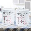 Grandma Est. Grandkids Names Crossword Puzzle Art Personalized Mug