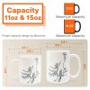Grandma Grandchildren Holding Hand Floral Pattern - Personalized Mug
