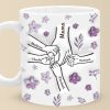 Grandma Holds Our Hearts Forever - Family Personalized Custom 3D Inflated Effect Printed Mug - Mother's Day, Gift For Mom, Grandma