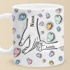 Grandma Makes Life Sweeter - Family Personalized Custom 3D Inflated Effect Printed Mug - Mother's Day, Gift For Mom, Grandma