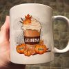 Grandma Mom Pumpkin Spice Latte Personalized Mug