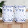 Grandma's Garden - Custom Kids Birth Flower Toile De Jouy - Personalized Mug