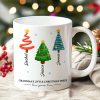 Grandma's Little Christmas Trees - Personalized Mug - Unique Christmas Gift For Grandma, Grandkids, Family