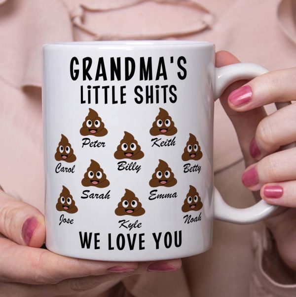 Grandma's Little Shits Custom Mug 892014