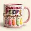 Grandma's Peeps Easter - Personalized Accent Mug - Gift For Mom, Grandma NL122