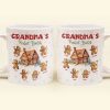Grandma's Perfect Batch Christmas With Grandkid's Names - Personalized Mug