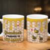 Grandma's Reasons To Bee Happy, Personalized Mug, Gifts For Grandma