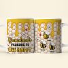 Grandma's Reasons To Bee Happy, Personalized Mug, Gifts For Grandma