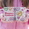 Grandma's Sweethearts Personalized 3D Inflated Effect Mug, Gift for Grandma