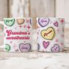 Grandma's Sweethearts Personalized 3D Inflated Effect Mug, Gift for Grandma