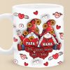 Grandparents Are A Treasure In The Family - Family Personalized Custom 3D Inflated Effect Printed Mug - Gift For Grandma, Grandpa