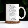 Grandson Love and Encouragement Coffee Mug With Pansy Flower - Personalized Custom Coffee Mug - GSN026_MG