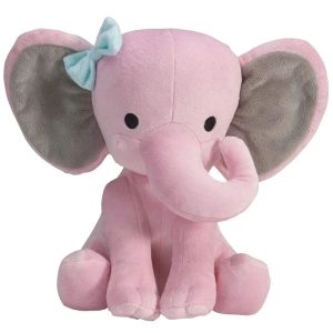 Gray Elephant Plush – 25cm Soft Stuffed Toy for Kids and Nursery Decor
