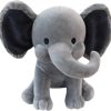 Gray Elephant Plush – 25cm Soft Stuffed Toy for Kids and Nursery Decor