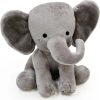 Gray Elephant Plush – 25cm Soft Stuffed Toy for Kids and Nursery Decor