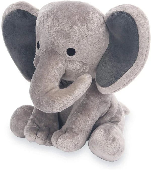 Gray Elephant Plush – 25cm Soft Stuffed Toy for Kids and Nursery Decor