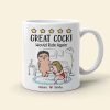 Great Cock! Would Ride Again Personalized Coffee Mug, Gift For Couple