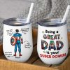 Great Dad Gift Mug 02DNLI210423TM White Mug Accent Mug Wine Tumbler