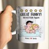 Great Fanny, Would Ride Again, Personalized Mug, Funny Gift For Couple