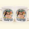 Great Job, Mom Thank You! - Personalized Photo Mug