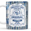 Greatest Dad Limited Edition, World's Best Father, Tools and Wrench Design - Personalized Custom Coffee Mug - DAD123_MG